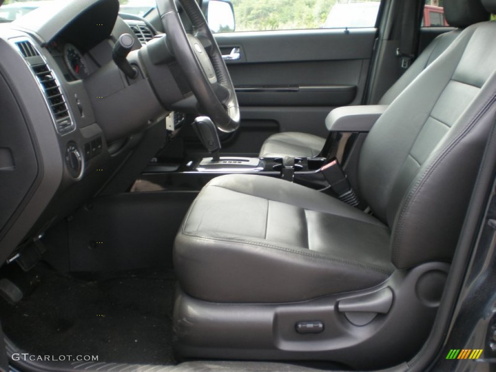 2009 Escape Limited V6 4WD - Black Pearl Slate Metallic / Charcoal photo #13