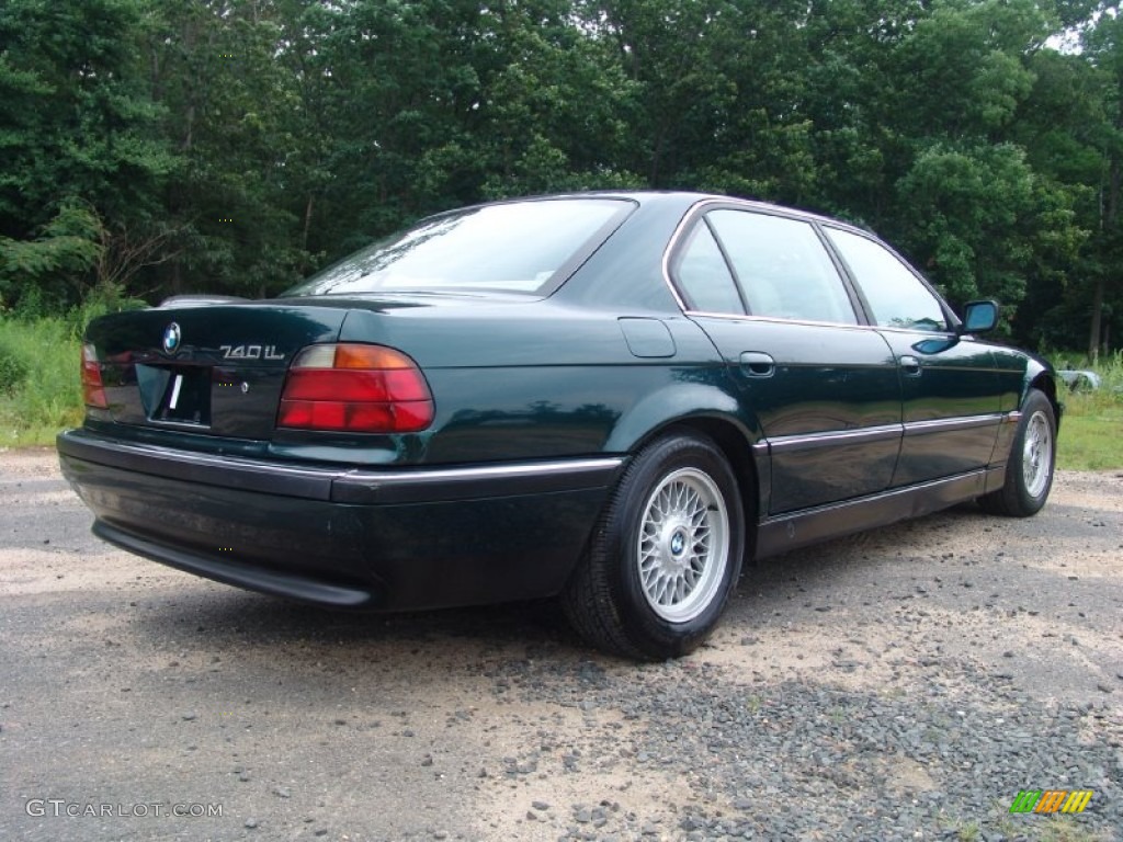 1996 7 Series 740iL Sedan - Oxford Green Metallic / Beige photo #5