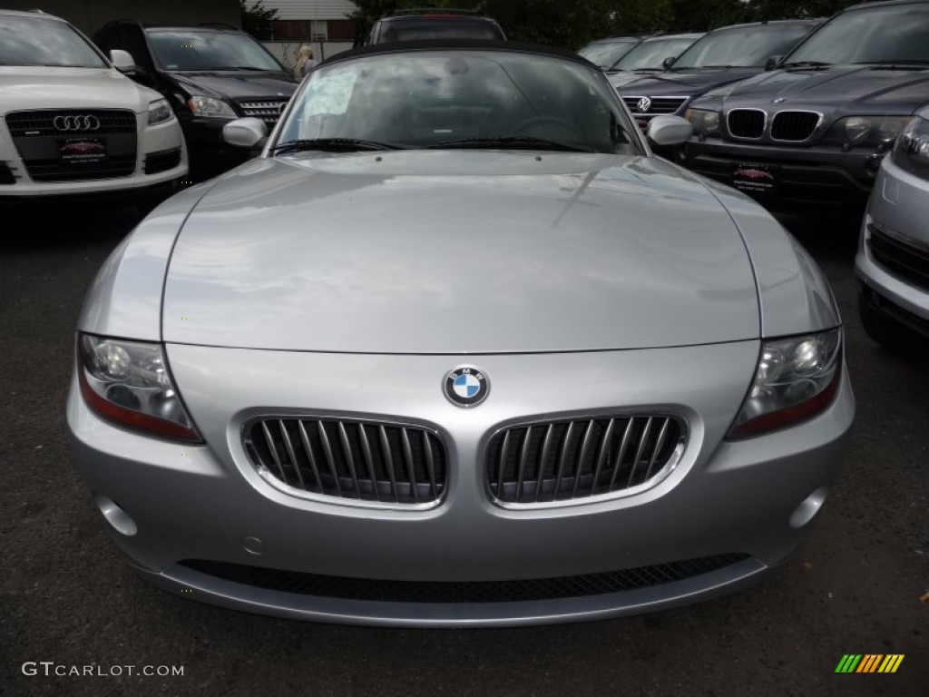 2003 Z4 3.0i Roadster - Titanium Silver Metallic / Black photo #10