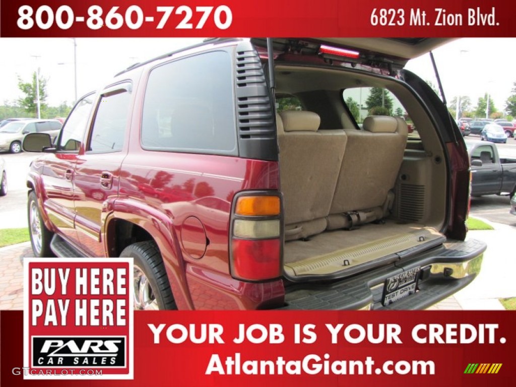 2004 Tahoe LT - Sport Red Metallic / Tan/Neutral photo #11