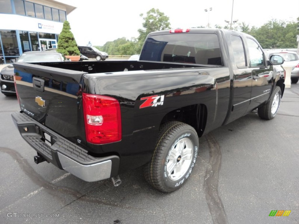 2011 Silverado 1500 LT Extended Cab 4x4 - Black / Ebony photo #7