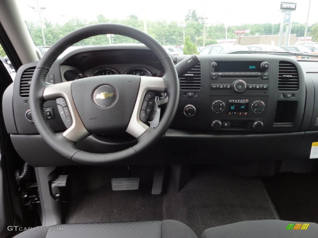 2011 Silverado 1500 LT Extended Cab 4x4 - Black / Ebony photo #11