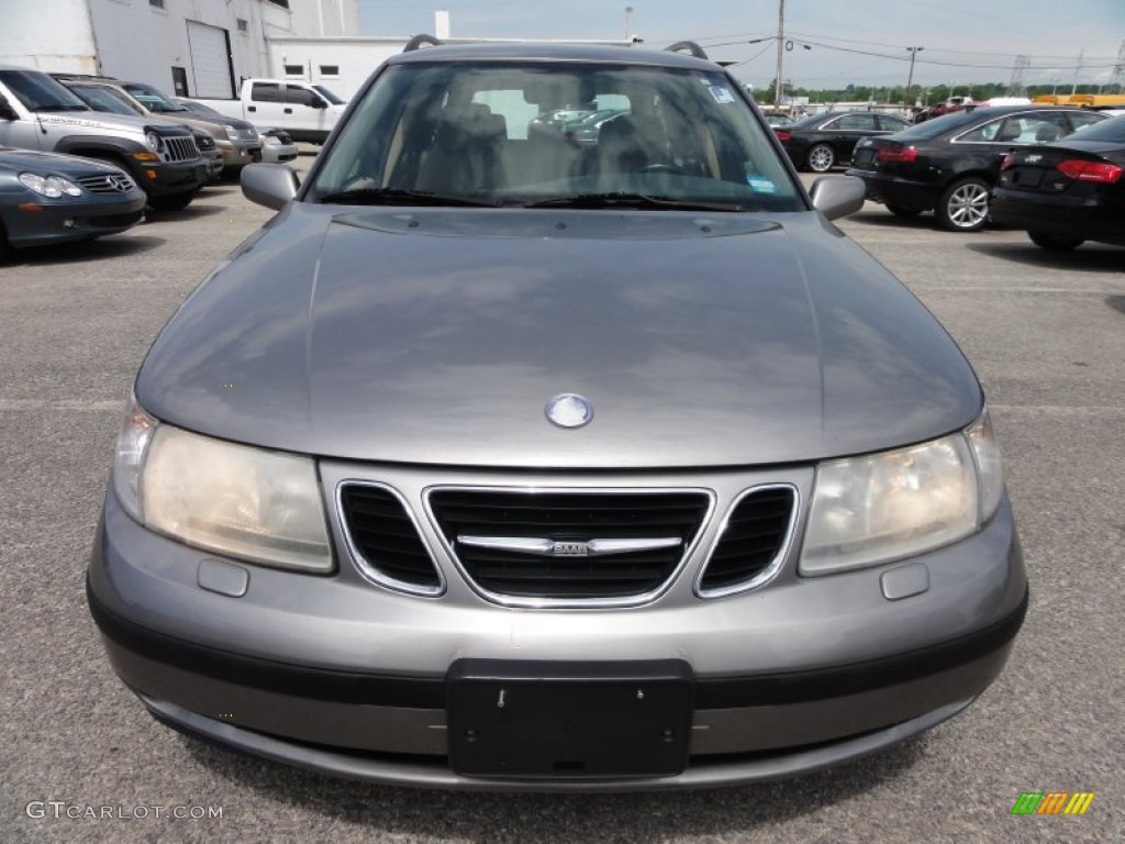 2002 9-5 Linear Sport Wagon - Steel Grey / Sand Beige photo #3