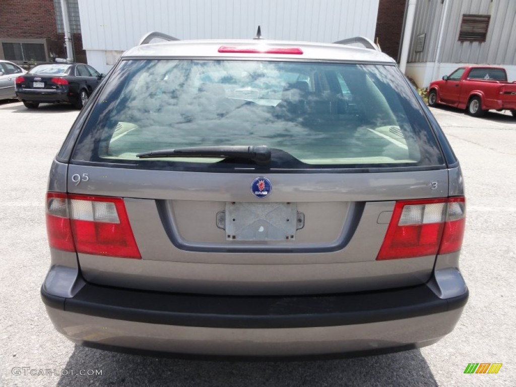 2002 9-5 Linear Sport Wagon - Steel Grey / Sand Beige photo #9