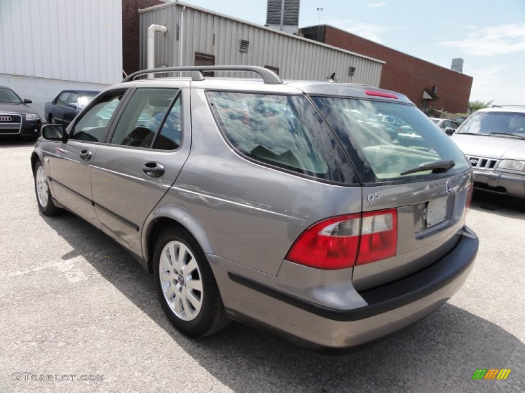2002 9-5 Linear Sport Wagon - Steel Grey / Sand Beige photo #10