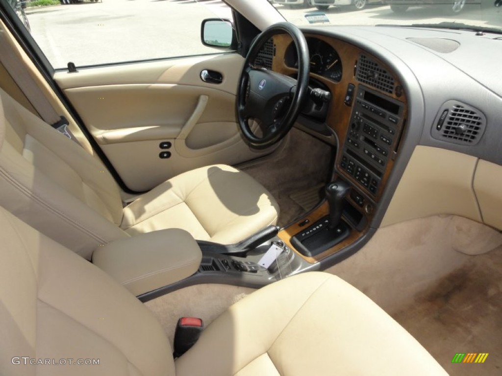 2002 9-5 Linear Sport Wagon - Steel Grey / Sand Beige photo #18