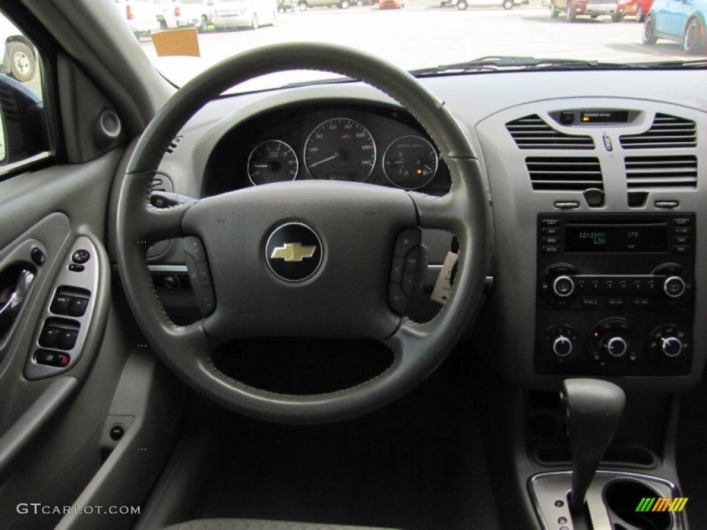 2007 Malibu LT Sedan - Dark Blue Metallic / Titanium Gray photo #4