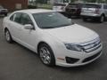 2011 White Suede Ford Fusion SEL  photo #1