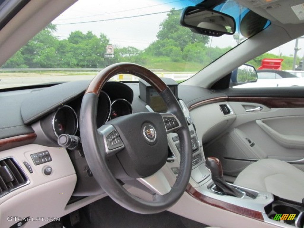 2009 Cadillac CTS 4 AWD Sedan Light Titanium/Ebony Steering Wheel Photo #51038401