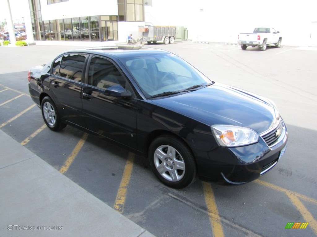 2007 Malibu LT Sedan - Dark Blue Metallic / Titanium Gray photo #27