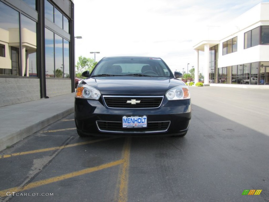 2007 Malibu LT Sedan - Dark Blue Metallic / Titanium Gray photo #29