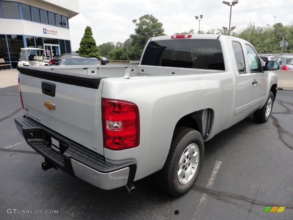 2011 Silverado 1500 LT Extended Cab - Sheer Silver Metallic / Ebony photo #7