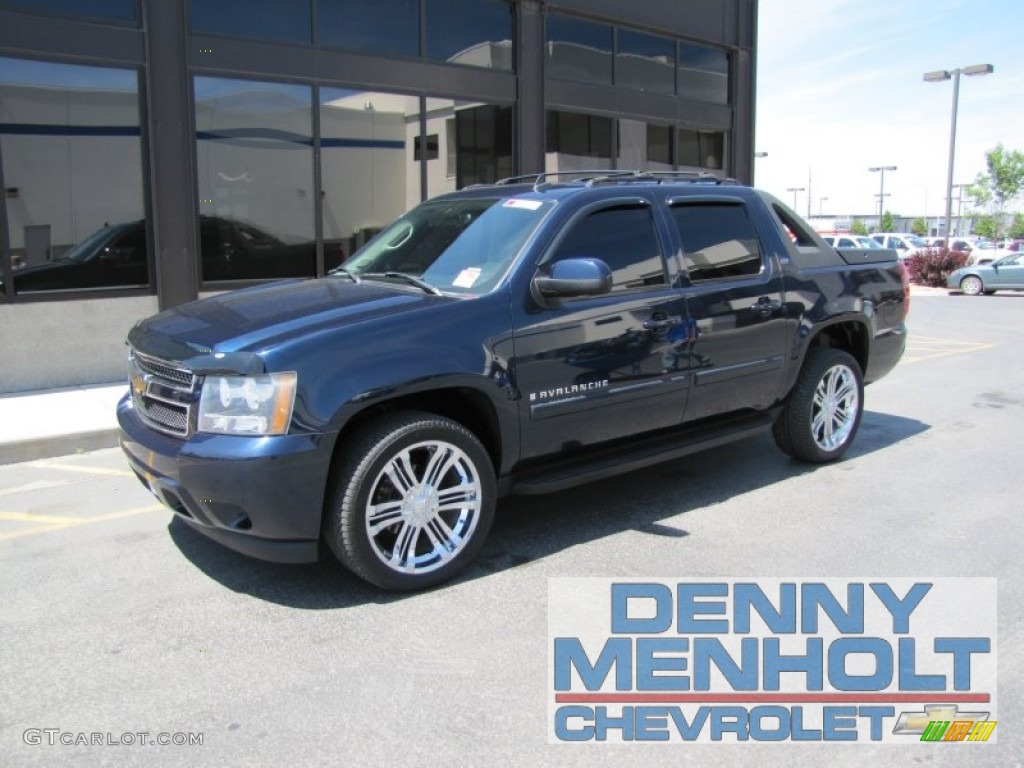 2007 Avalanche LTZ 4WD - Bermuda Blue Metallic / Ebony photo #1