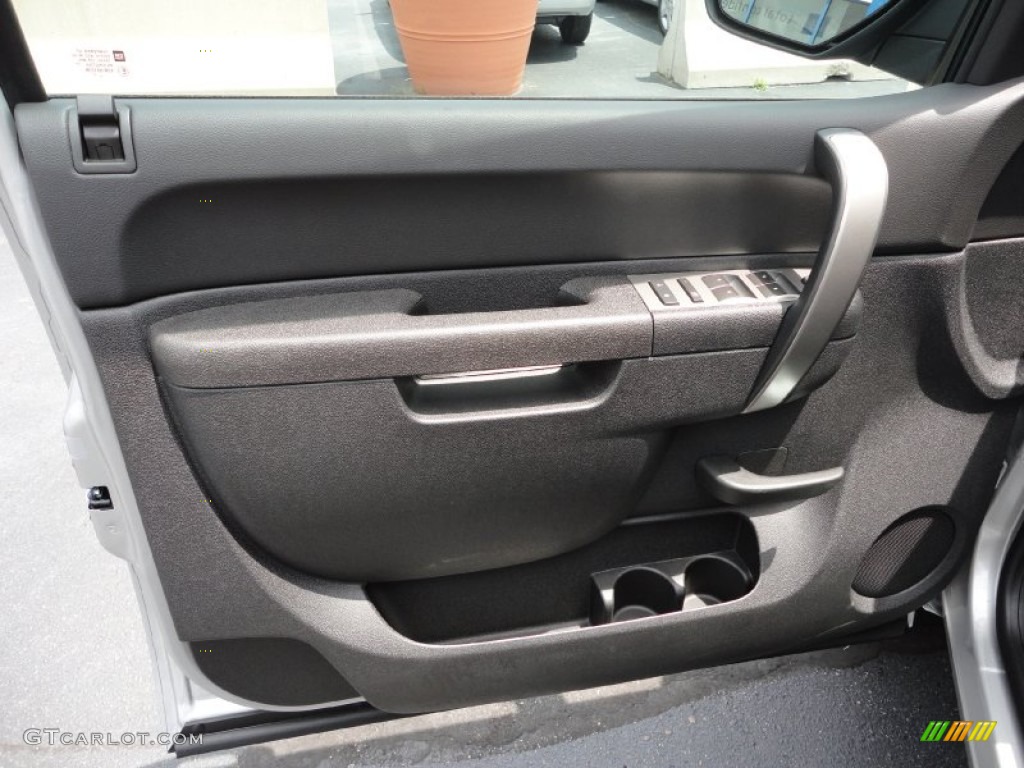 2011 Silverado 1500 LT Extended Cab - Sheer Silver Metallic / Ebony photo #12