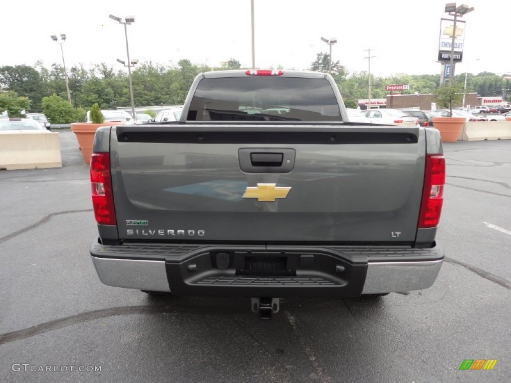 2011 Silverado 1500 LT Extended Cab 4x4 - Steel Green Metallic / Ebony photo #6