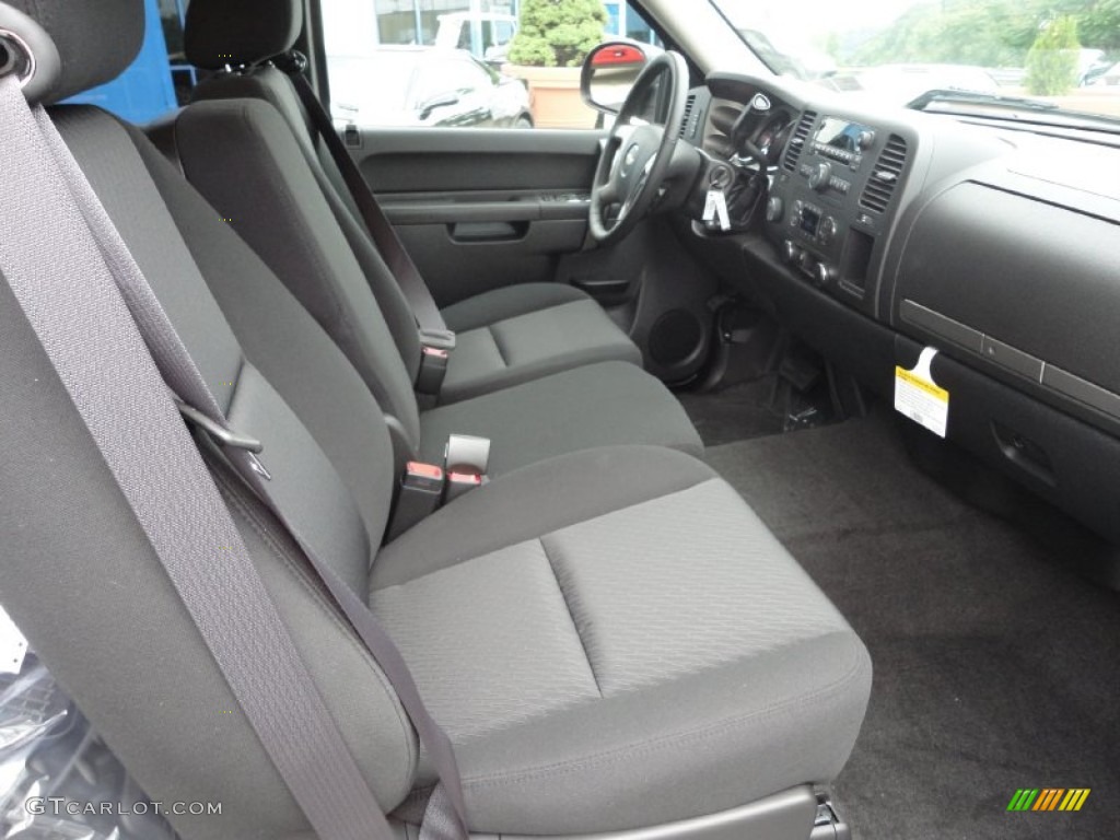 2011 Silverado 1500 LT Extended Cab 4x4 - Steel Green Metallic / Ebony photo #16