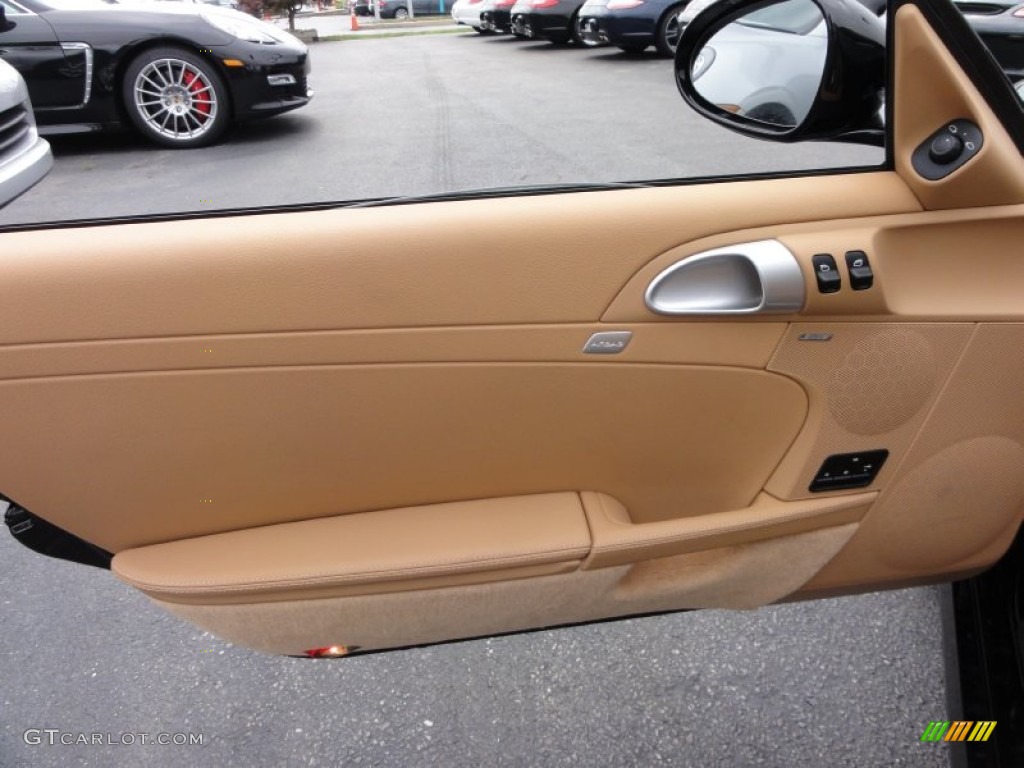 2011 Porsche Cayman S Sand Beige Door Panel Photo #51040294
