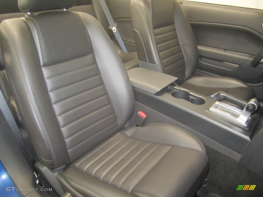 2007 Mustang GT Premium Convertible - Vista Blue Metallic / Dark Charcoal photo #18