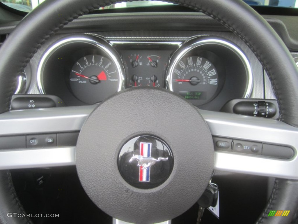 2007 Mustang GT Premium Convertible - Vista Blue Metallic / Dark Charcoal photo #23