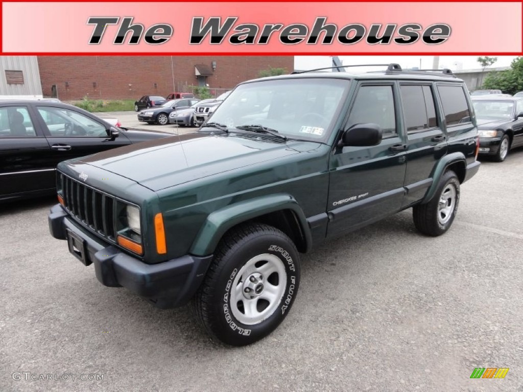Forest Green Pearl Jeep Cherokee