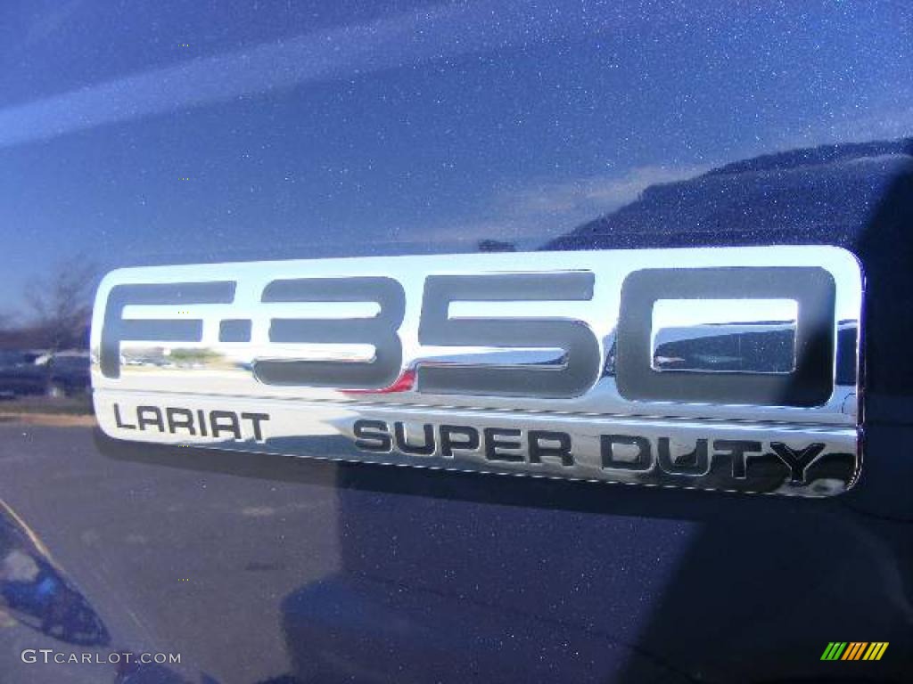 2005 F350 Super Duty Lariat SuperCab 4x4 - True Blue Metallic / Medium Flint photo #8