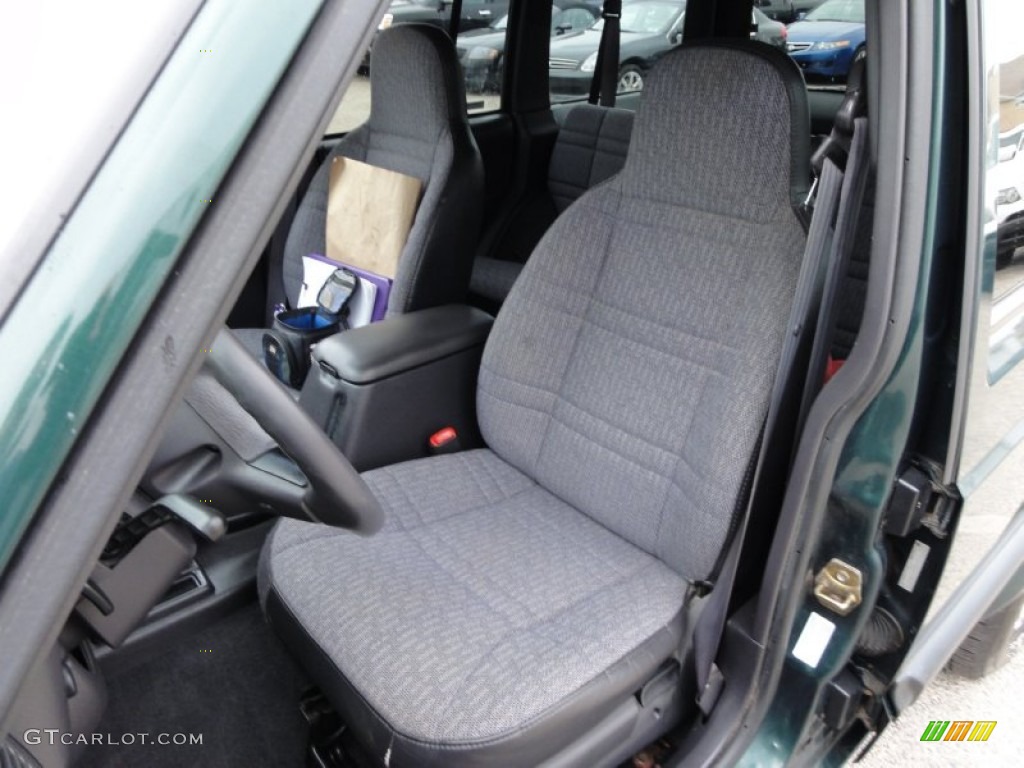 2000 Cherokee Sport 4x4 - Forest Green Pearl / Agate Black photo #17