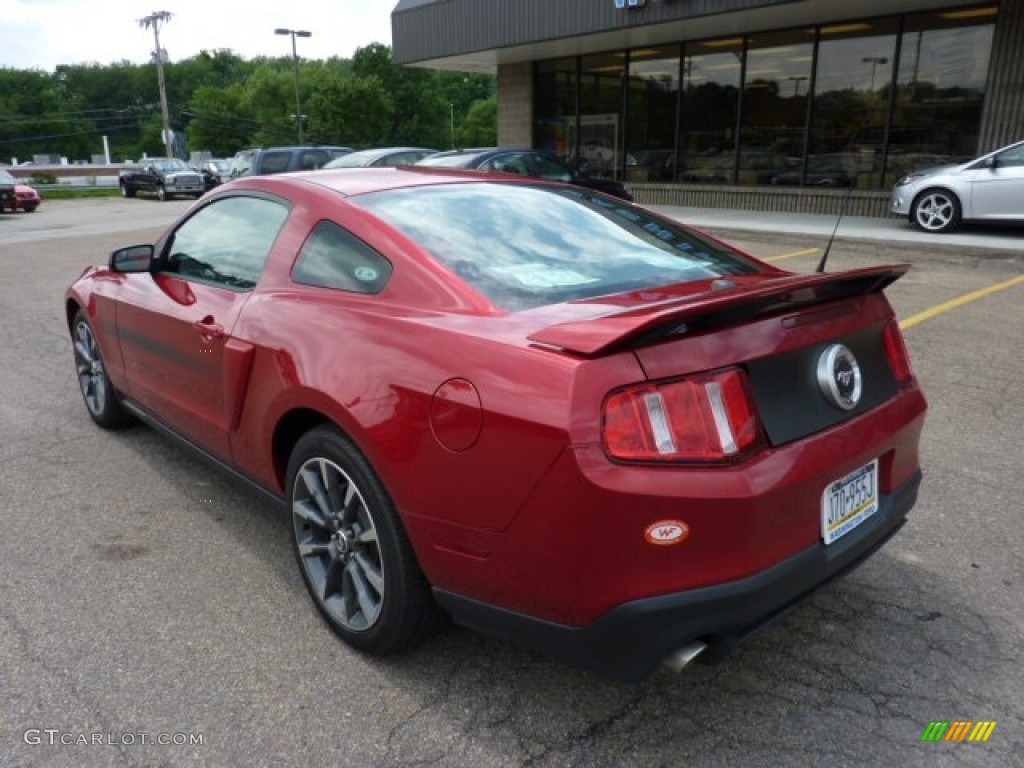 2011 Mustang GT/CS California Special Coupe - Red Candy Metallic / Charcoal Black photo #2
