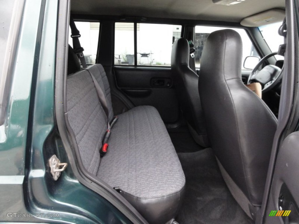 2000 Cherokee Sport 4x4 - Forest Green Pearl / Agate Black photo #23