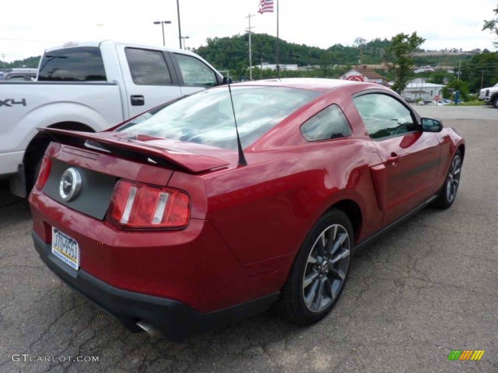 2011 Mustang GT/CS California Special Coupe - Red Candy Metallic / Charcoal Black photo #4