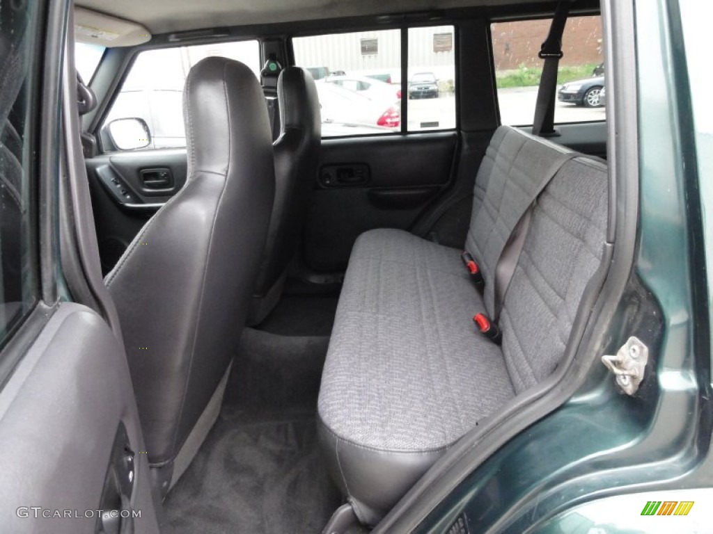 2000 Cherokee Sport 4x4 - Forest Green Pearl / Agate Black photo #25