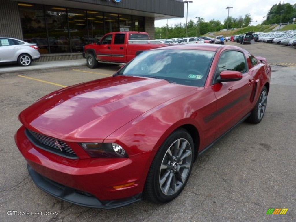 2011 Mustang GT/CS California Special Coupe - Red Candy Metallic / Charcoal Black photo #8