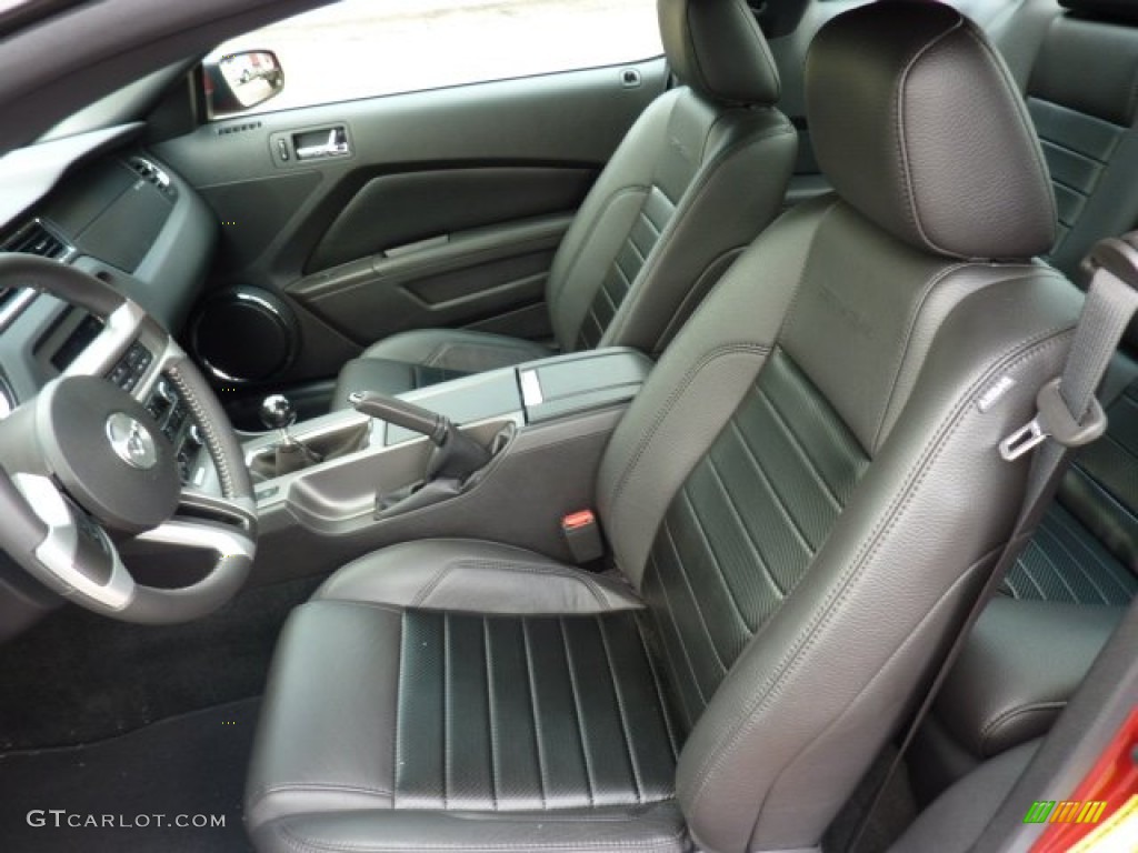 Charcoal Black Interior 2011 Ford Mustang GT/CS California Special Coupe Photo #51041935