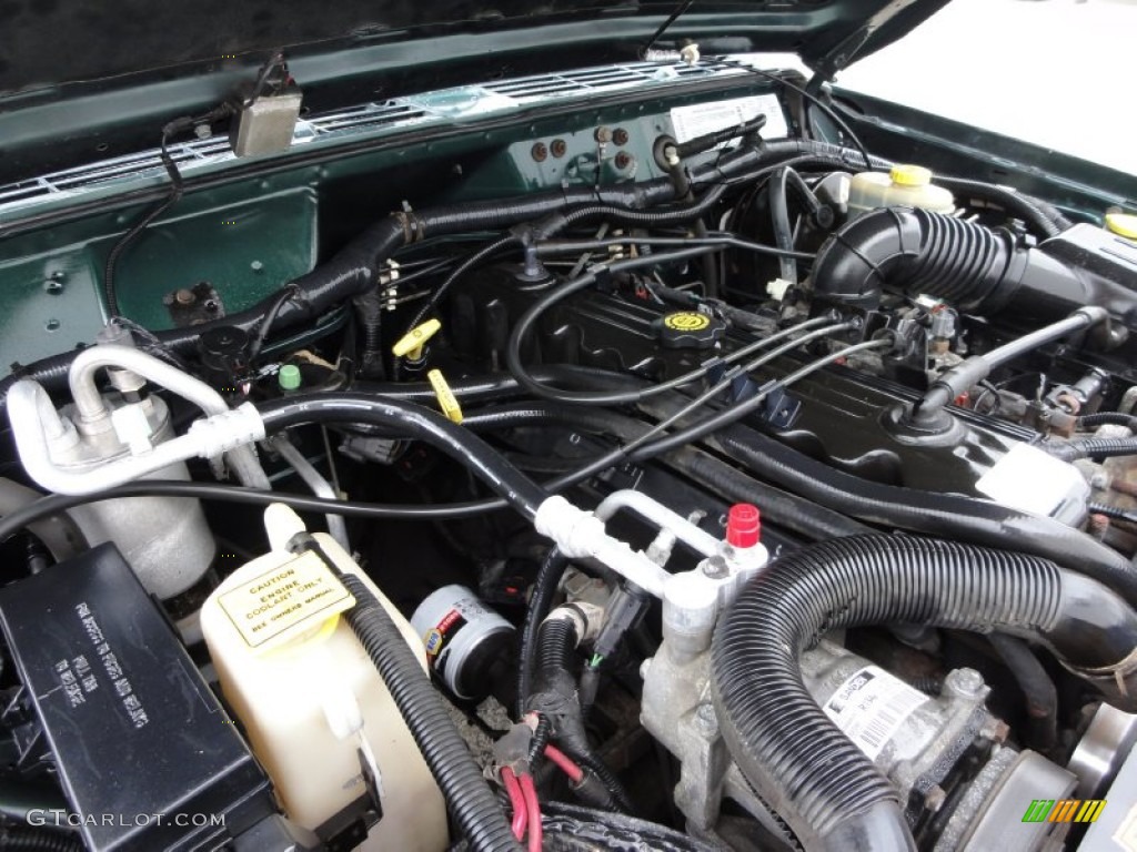 2000 Cherokee Sport 4x4 - Forest Green Pearl / Agate Black photo #33