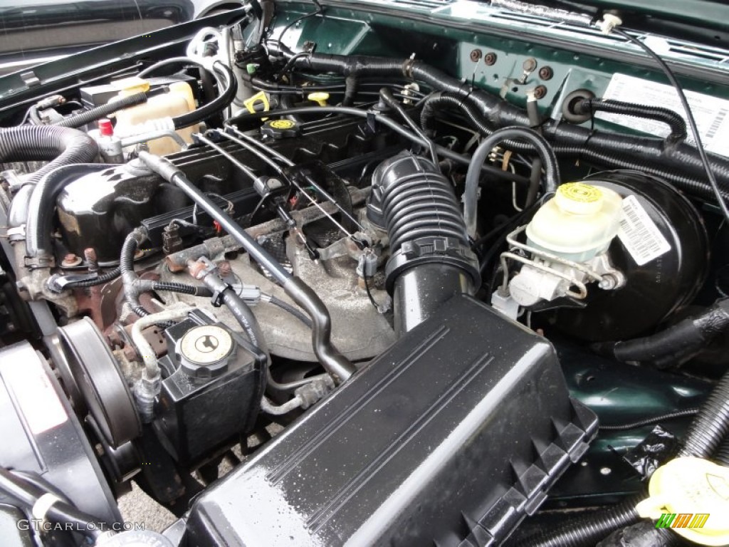 2000 Cherokee Sport 4x4 - Forest Green Pearl / Agate Black photo #34