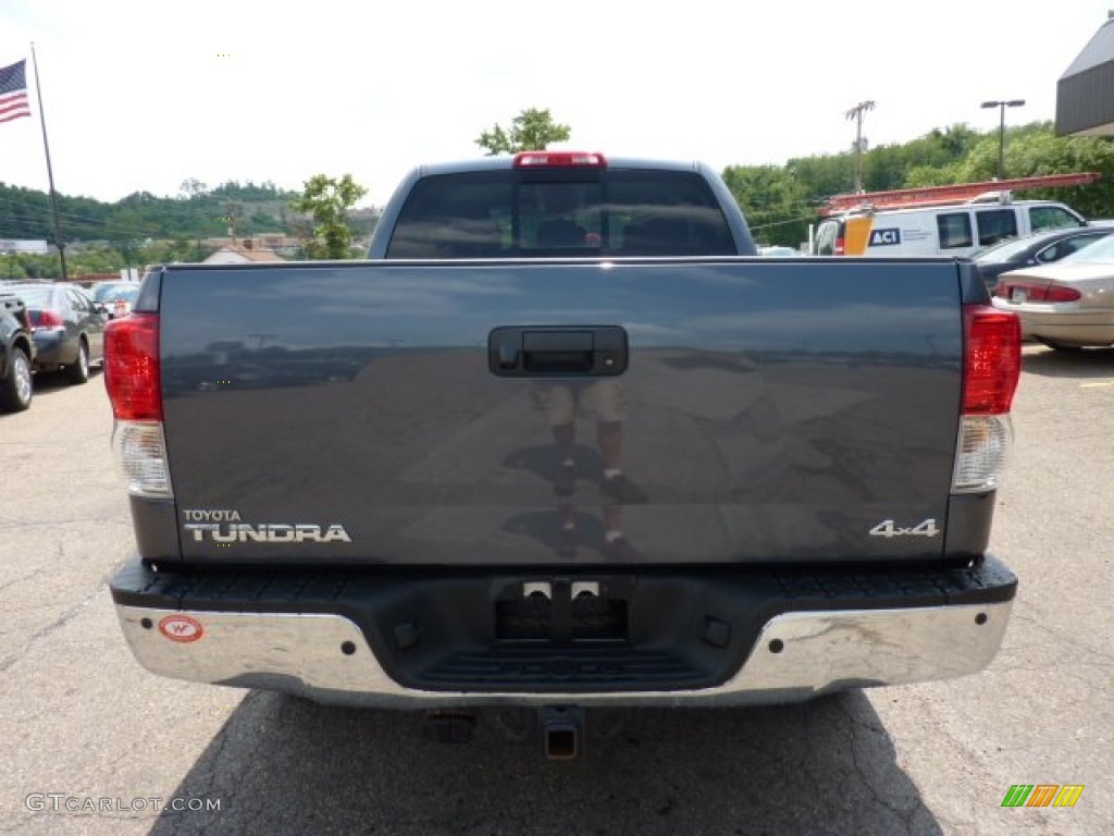 2010 Tundra Limited Double Cab 4x4 - Slate Gray Metallic / Graphite Gray photo #3