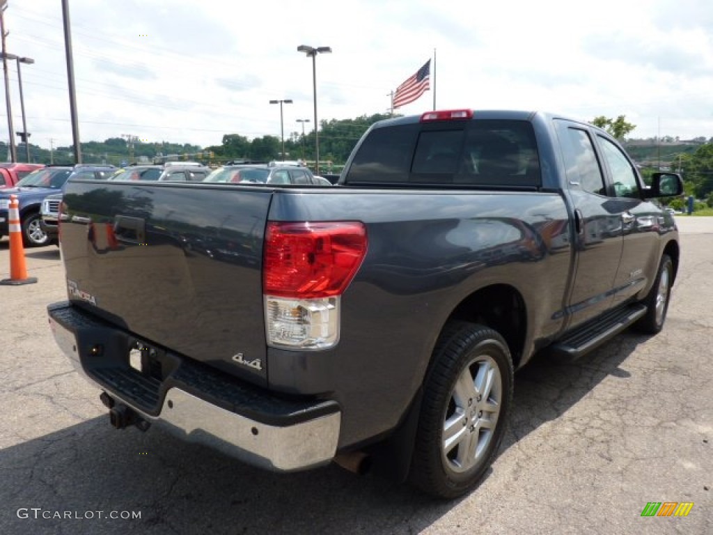 2010 Tundra Limited Double Cab 4x4 - Slate Gray Metallic / Graphite Gray photo #4