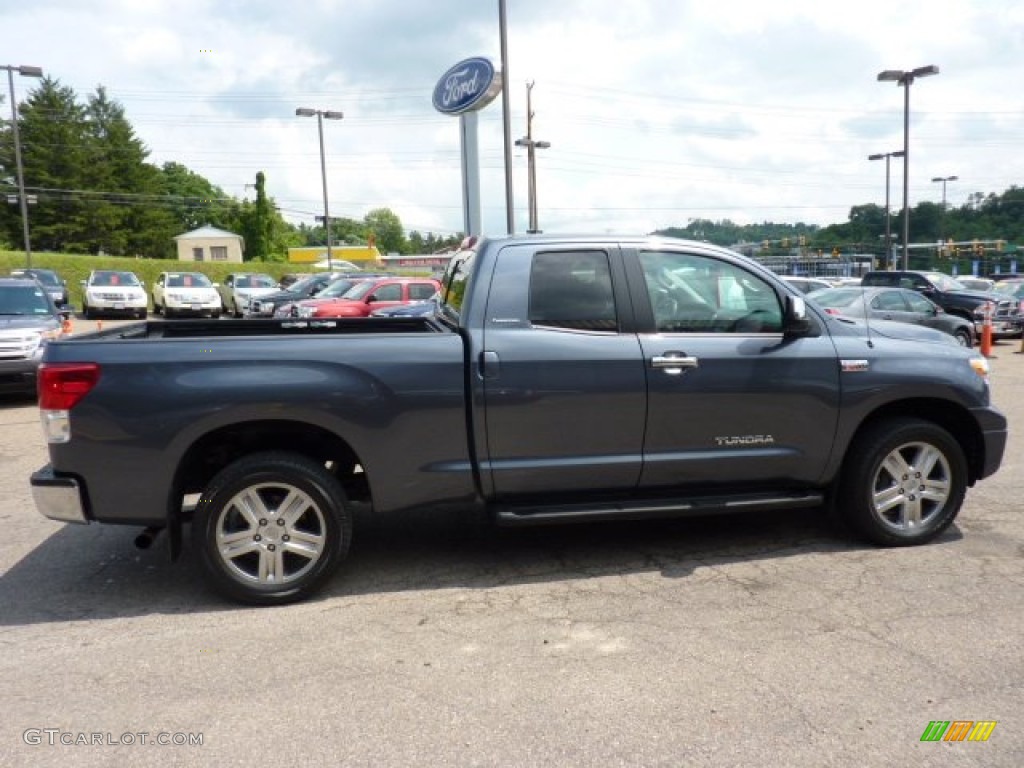 2010 Tundra Limited Double Cab 4x4 - Slate Gray Metallic / Graphite Gray photo #5