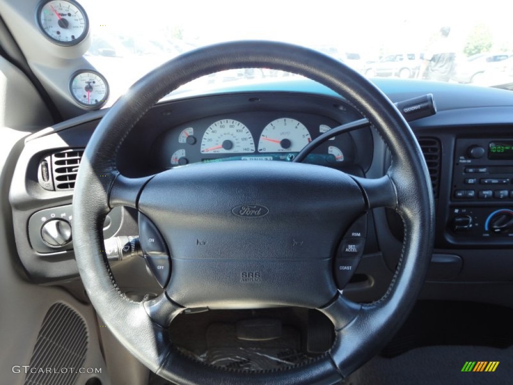 2002 F150 SVT Lightning - Silver Metallic / SVT Medium Graphite photo #22