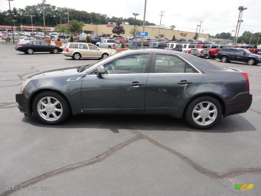 Thunder Gray Chromaflair 2008 Cadillac CTS 4 AWD Sedan Exterior Photo #51044290