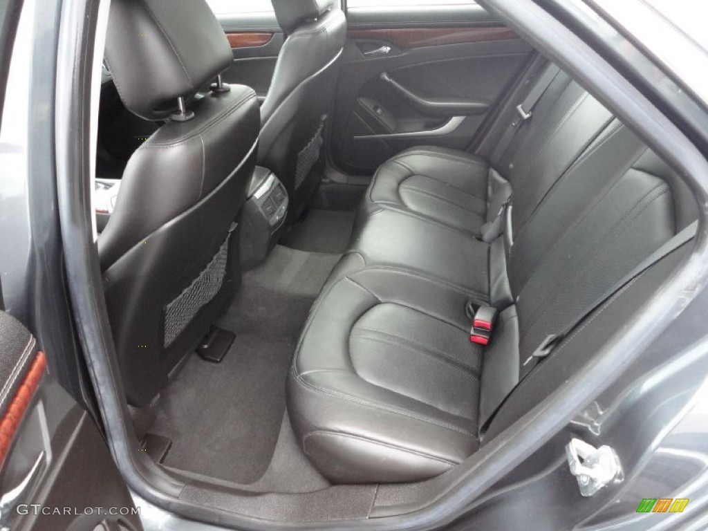 Ebony Interior 2008 Cadillac CTS 4 AWD Sedan Photo #51044395