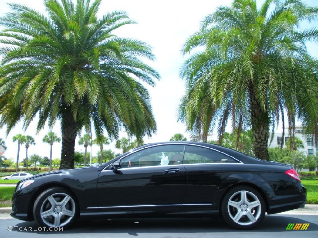 Black 2009 Mercedes-Benz CL 550 4Matic Exterior Photo #51044869