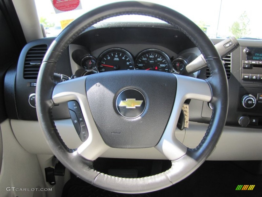 2010 Silverado 1500 LT Crew Cab 4x4 - Taupe Gray Metallic / Ebony photo #6