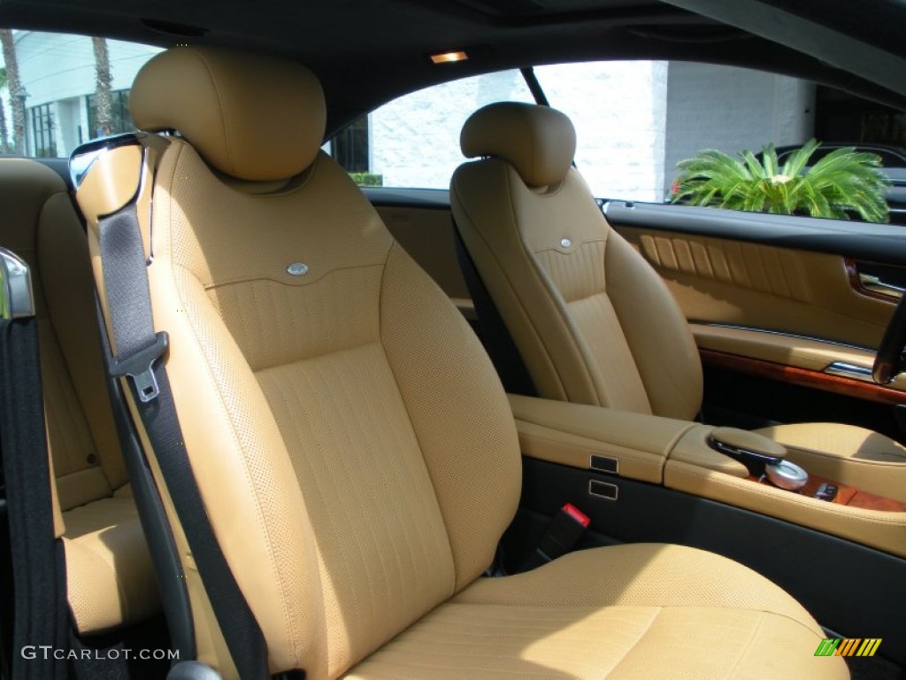 Savanna/Black Interior 2009 Mercedes-Benz CL 550 4Matic Photo #51045103