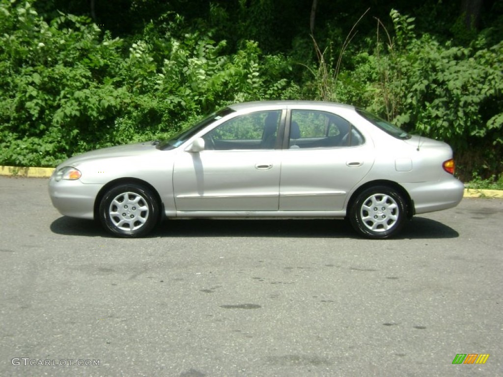 2000 Elantra GLS Sedan - Sandalwood / Gray photo #2