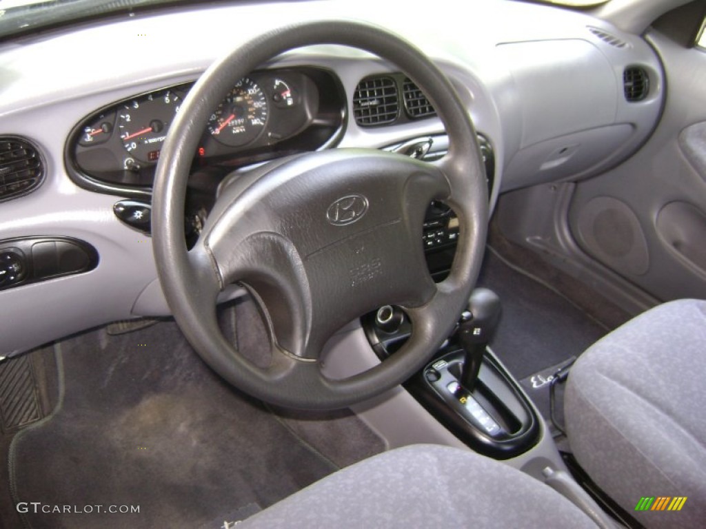 2000 Elantra GLS Sedan - Sandalwood / Gray photo #7