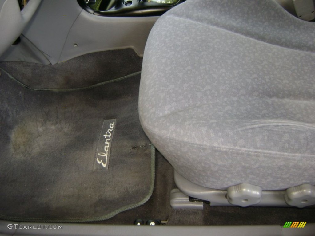 2000 Elantra GLS Sedan - Sandalwood / Gray photo #9