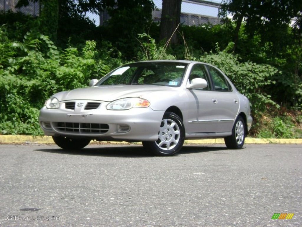 2000 Elantra GLS Sedan - Sandalwood / Gray photo #26