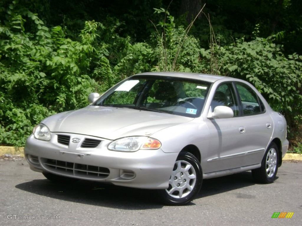2000 Elantra GLS Sedan - Sandalwood / Gray photo #27