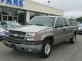 2003 Light Pewter Metallic Chevrolet Silverado 1500 LS Extended Cab 4x4  photo #1