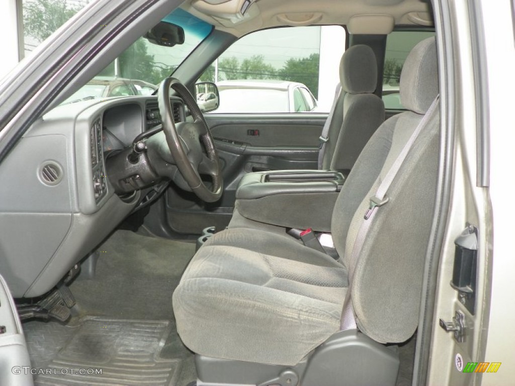 2003 Silverado 1500 LS Extended Cab 4x4 - Light Pewter Metallic / Dark Charcoal photo #5